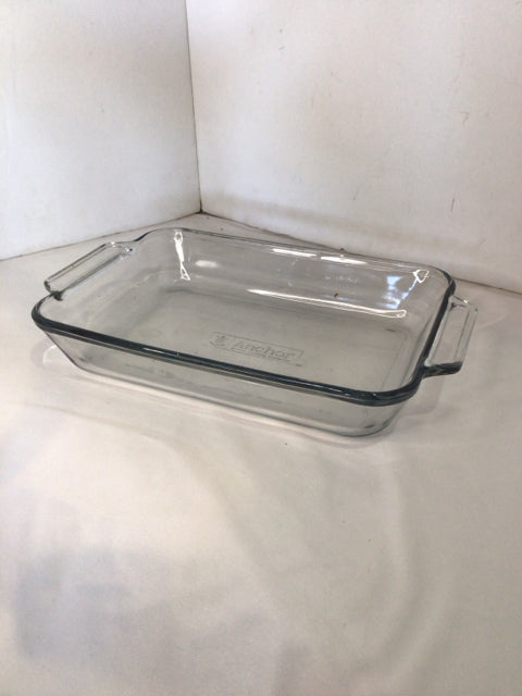 Clear Glass Casserole