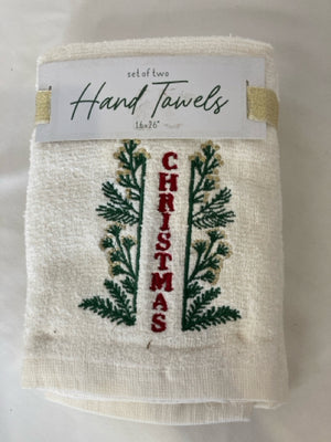 Towel White Christmas Holiday Item