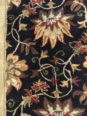 Wool Black/Multi Rug