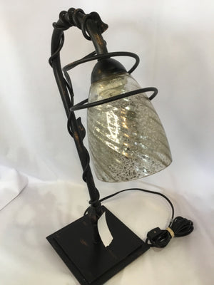 Black Metal Arched Lamp