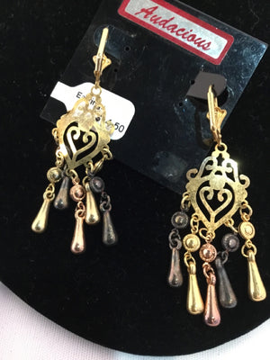 Gold Chandelier Earrings