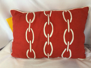 Red Polyester Pillow