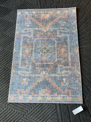 StyleWell Throw Washable Gray Rug