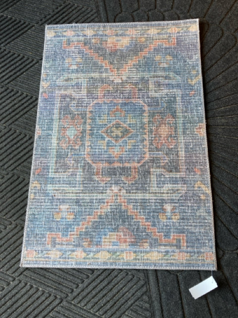 StyleWell Throw Washable Gray Rug