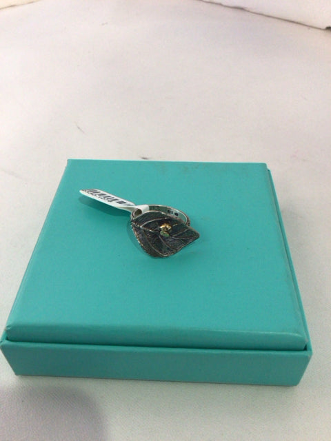 Silver Leaf Ring