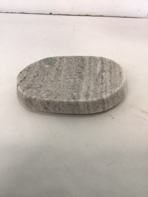 Beige Marble Soap Dish