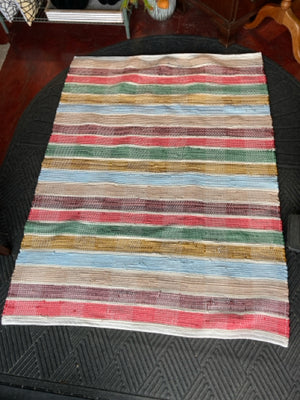 Kilim Cotton Woven Multi-Color Rug