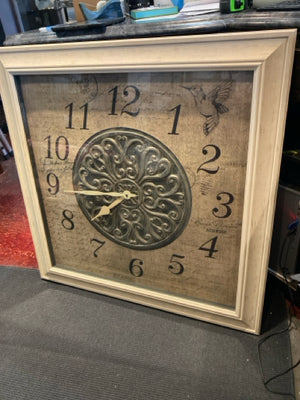 Oversized Cream Clock