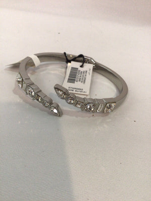 WH/BM Swarovski Silver Wrap Bracelet