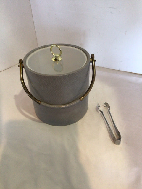 Towle Gray Vinyl Ice Bucket