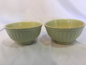 Lenox Set of 2 Yellow Ceramic Bowl Set