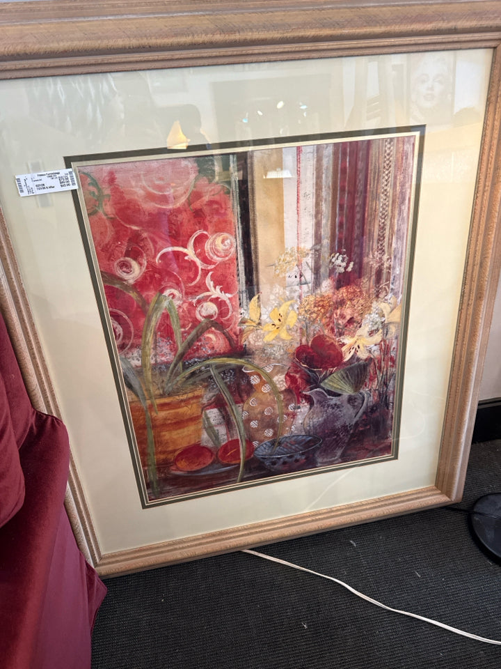 Still Life Multi-Color Framed Art