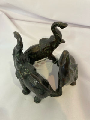 Cast Iron Elephant Figurine