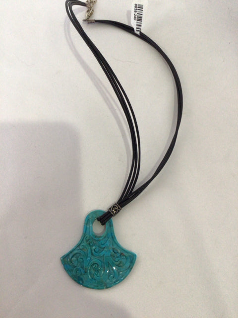 Turquoise Carved Necklace
