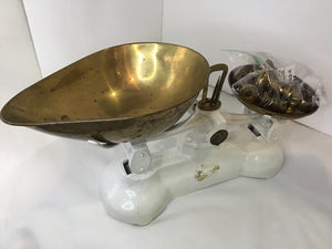 Librasco Vintage White Brass Scale