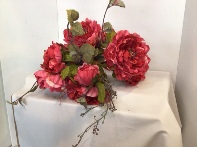 Red/Green Faux Flowers