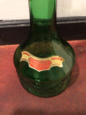 Green Glass Long-neck Bottle