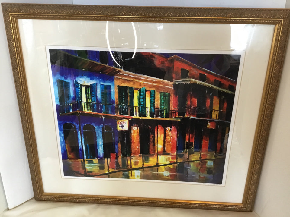 Art.com Primary Street Scene Framed Art