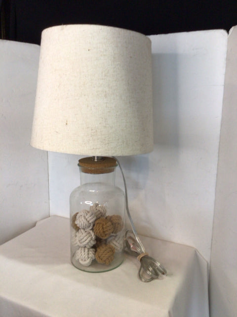 Clear Glass Lamp