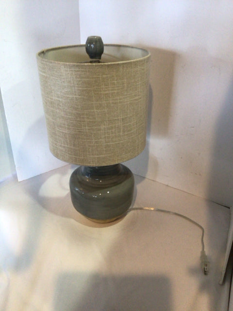 Gray Ceramic Lamp