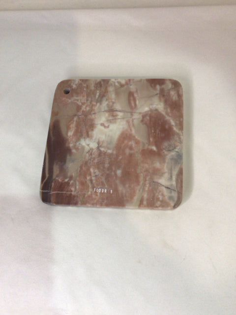 Floor 9 Peach/Tan Marble Cutting Board