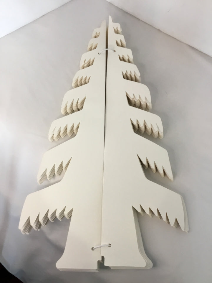 White Paper Tree Holiday Item