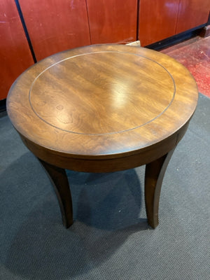 Side Wood Accent Brown Table
