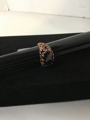 Purple Rhinestone Ring