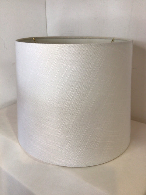 White Linen Lamp Shade