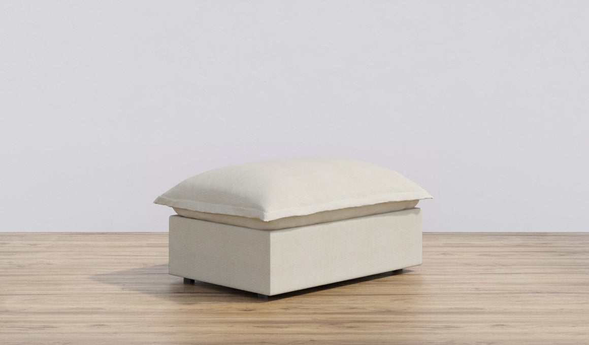 CDWKCQPC Homebody White Ottoman