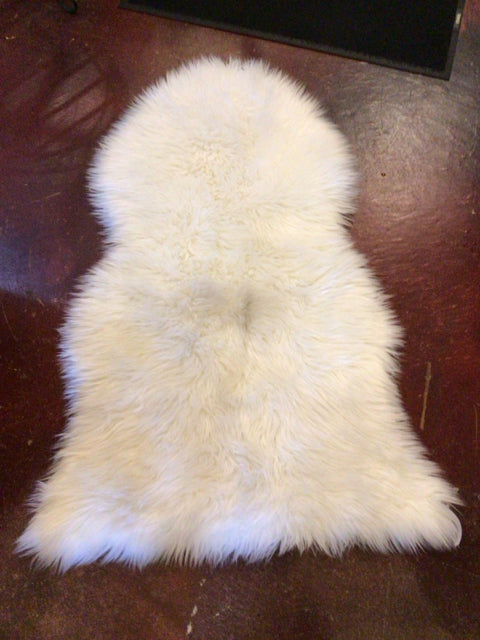 Faux Fur White Rug