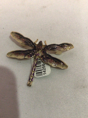 Brown Dragonfly Pin