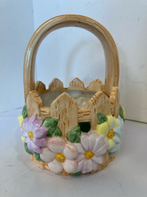 Easter Multi Ceramic Basket