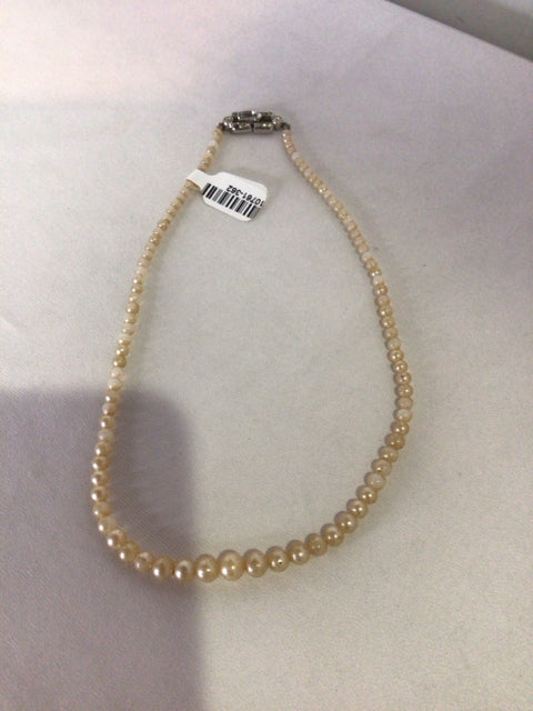 Cream Beaded Necklace