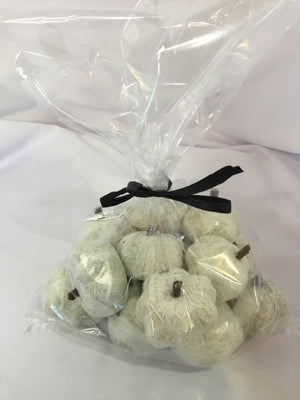 Bag of White Pumpkin Holiday Item