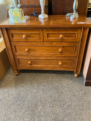 Wood 3 drawer Brown Dresser/Chest