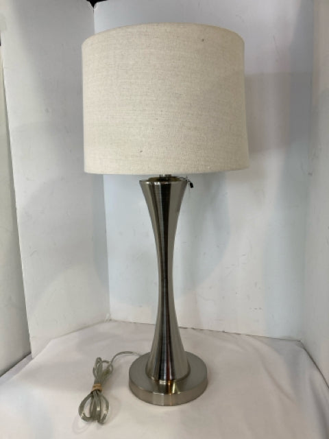 Silver Metal Lamp