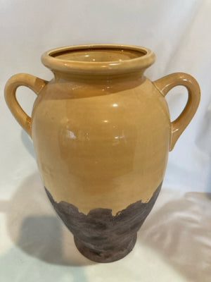 Brown/Tan Ceramic Vase