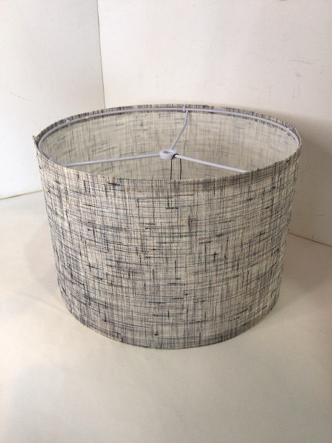 Gray Barrel Lamp Shade
