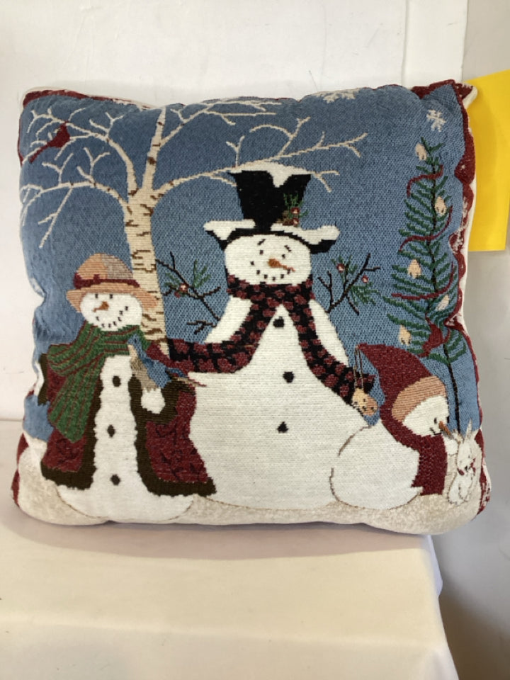 Pillow Snowman Holiday Item