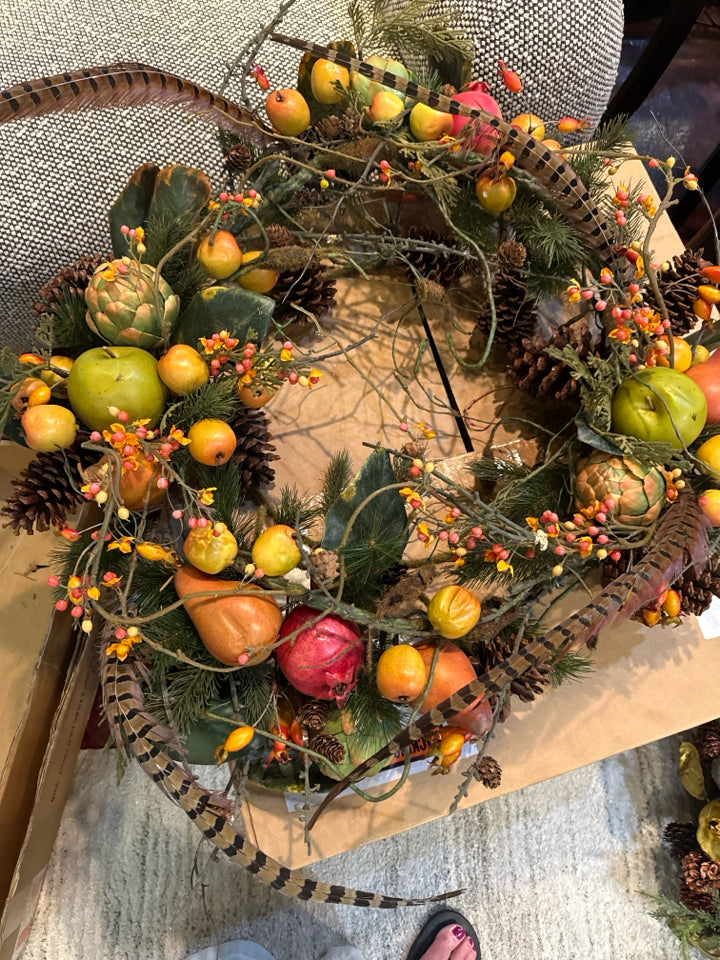 Multi-Color Fruit Wreath