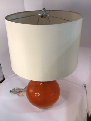 Orange Glass AS IS Lamp