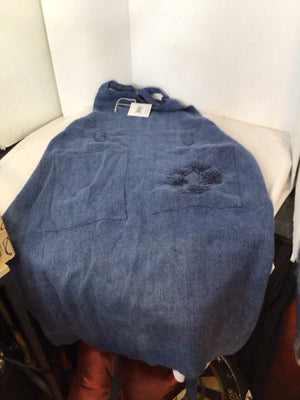Serena & Lily Blue Cotton Apron