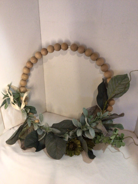 Green Beads Wreath