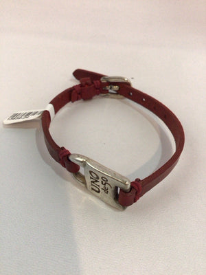 UNOde50 Silver Plated Red Bracelet