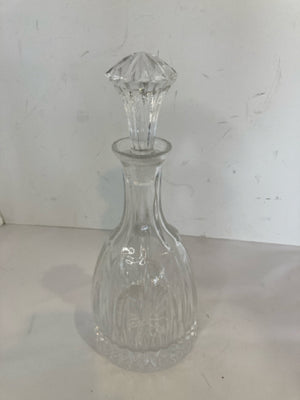 Cut Glass Round Decanter