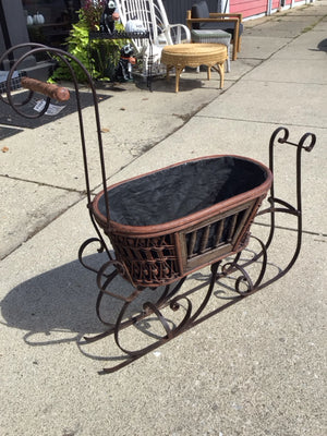 Vintage Wood/Metal Sleigh Holiday Item