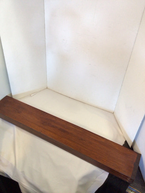 Brown Wood Floating Shelf