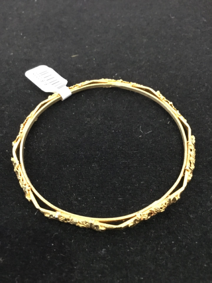 Gold Bangle Bracelet