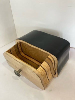 Original Carved Wood Drawer Black/Natural Box